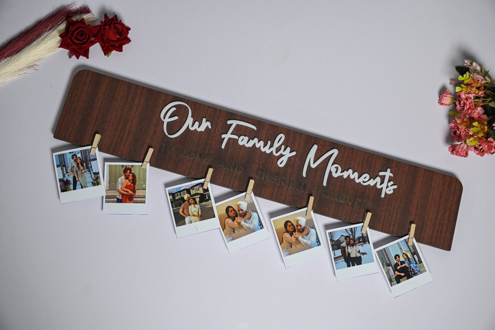 Family Moment Board Light Brown,Brown - Image 2